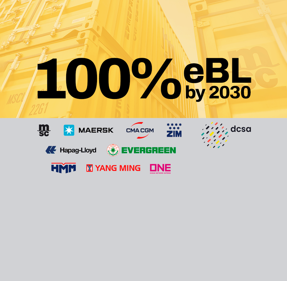 MSC Commits to Achieve 100% Electronic Bill of Lading Adoption by 2030